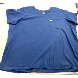 Ariat Rebar 3X Navy Blue Work Shirt W/ Pocket & American Flag Back Print